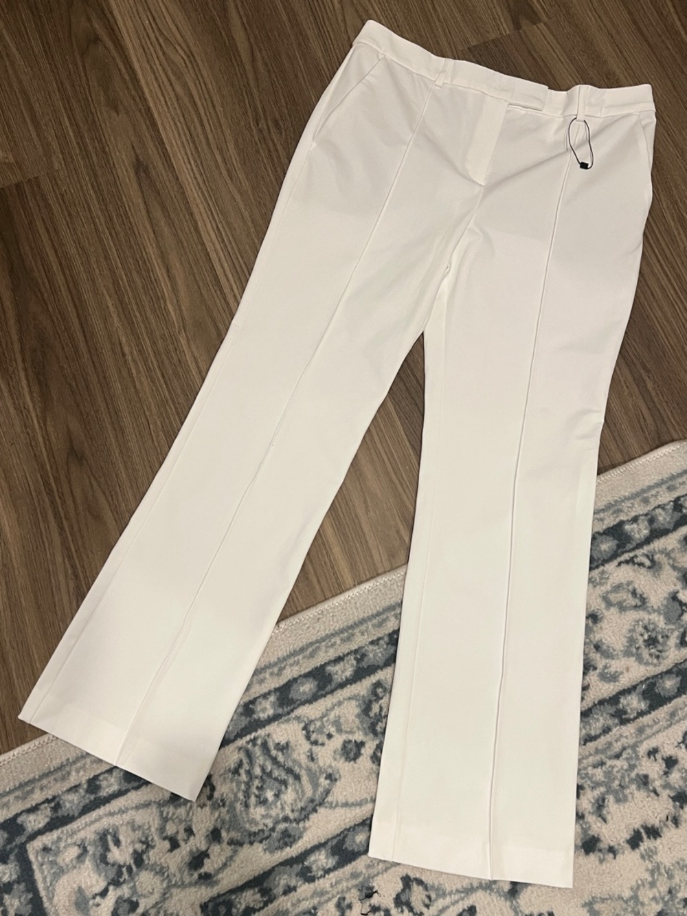 Express White Highrise Bootcut Pants